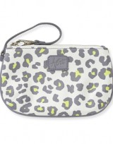 Dámská peněženka, psaníčko Animal-Print - Bílá
